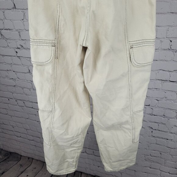 BDG Urban Outfitters Ivory Relaxed Skate Jean High Rise Cargo 25 (25x30) - Picture 8 of 16